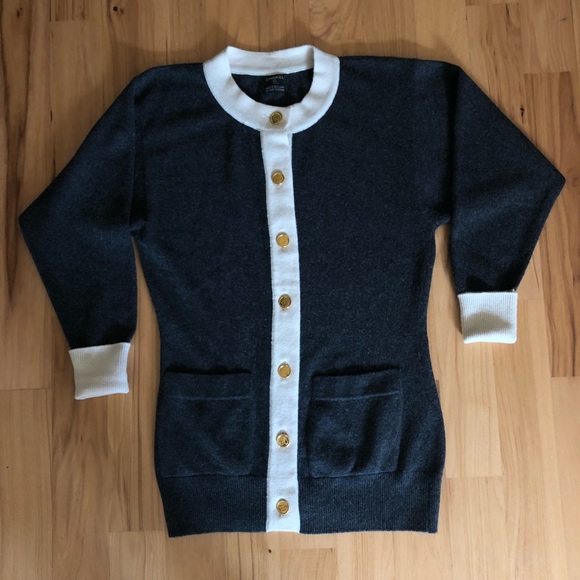 Chanel Cashmere Cardigan Sweater 